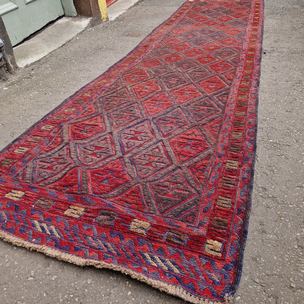 Mushwani kilim runner 390 x 91 cms